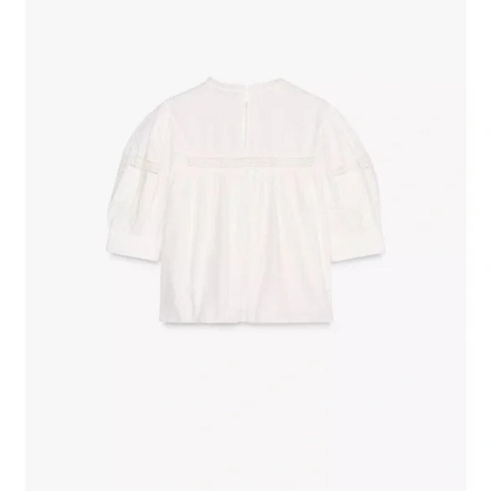 ZARA ZW COLLECTION LACE BLOUSE - Picture 6 of 6